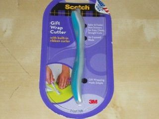 Scotch Gift Wrap Cutter with Built In Ribbon Curler New in Sealed 