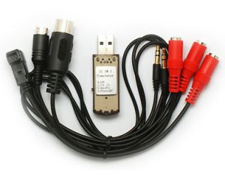 Brand New 12 In 1 USB RC Flight Simulator Cable for Phoenix XTR G5 