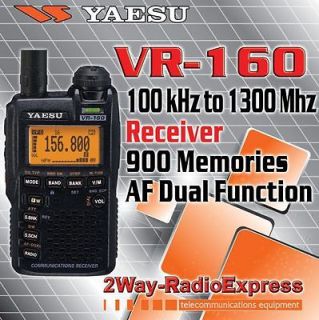   VR 160 Receiver Scanner, 0.1 1300 MHz CONTINUOUS AM, FM, WideFM