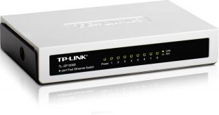 TP LINK 8 Port Fast Ethernet 10/100Mbps Network Switch Desktop RJ45 