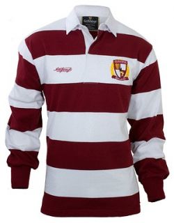 Guinness Stout Beer Burgundy & White Rugby Shirt / Jersey Sizes S M L 