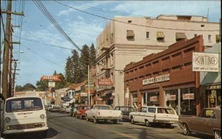 PLACERVILLE CA Hangtown Street Scene Old Postcard