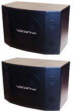 Pair of (2) Vocopro SV 600 12 3 Way 300 Watt Karaoke Speakers SV600