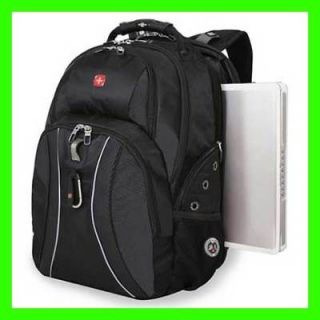 New SWISS GEAR Backpack Laptop Notebook Black Wenger 17 inch Computer 