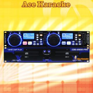 Vocopro CDG 8900 PRO Dual Tray CD/CD+G Karaoke Player