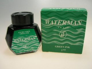 WATERMAN 50 ml Bottle Fountain Pen Ink GREEN