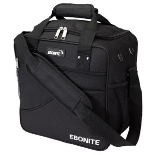 Ebonite BASIC 1 ball Tote Bowling Bag Black/Black