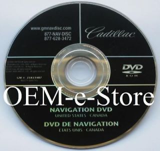 2007 2008 2009 2010 Cadillac Escalade Hybrid Navigation DVD Map Disk U 