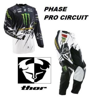 2013 Thor Phase Pro Circuit Monster Youth Jersey and Pants Combo Black 