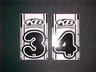 racing number stickers