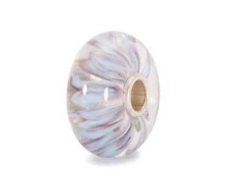 Authentic Trollbeads White Petals Charm Bead number 61421 New