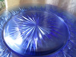 Avon American Blue 10 1/4 inch Glass Dinner Plate (s)