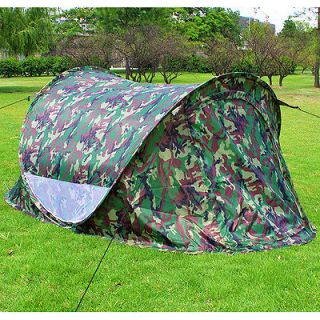 ClearanceCamouflage Family Camping Hiking Hunting Pop Up Tent Quick 
