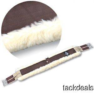 New Professionals Choice SMX Shearling Lambswool English Saddle Girth 