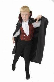 Boys Book Character Vampire Halloween Twilight Fancy Dress Costume Age 