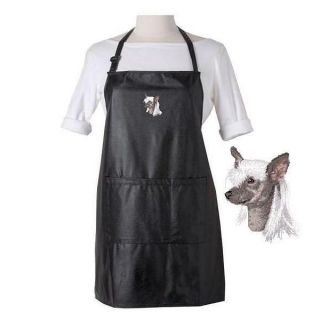CHINESE CRESTED GIFT DOG WATERPROOF APRON GROOMING BATH