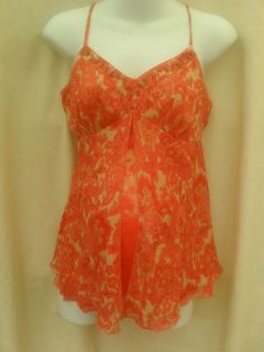 EVENING/PARTY WEAR MATERNITY TOP   ADJUSTABLE STRAPS   ORANGES & REDS 