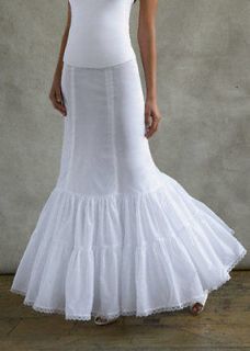NEW Davids Bridal Fit and Flare White Slip, Size 14
