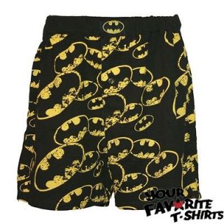 Batman All Over Symbol Knit Boxer Superhero Licensed DC Comics S XXL