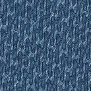   MINT rare Hermes Paris navy lattice H blue pattern 100% silk neck tie