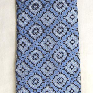 floral silk blue ties