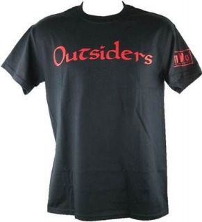 nWo Outsiders Red Logo Kevin Nash Scott Hall WCW T shirt