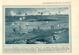 1915 Illustration Trench Battle field Periscope View Eye Of The 