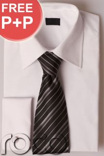   Wedding Formal High Quality Cheap Smart Shirt & Tie Set for suits