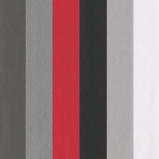 Red Black Silver White 303513 Stripes Muriva Wallpaper