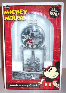 Walt Disney MICKEY MOUSE Anniversary Clock   *New*   Very nice