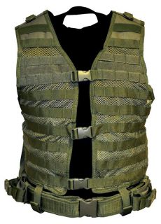 NcSTAR PVC Airsoft Wars Molle Tactical Vest PALS Hydration Ready *OD 