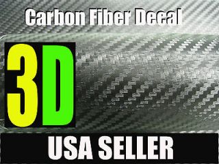 Newly listed 12 x 60 CARBON FIBER 3D Twill Weave Vinyl Film Sheet 