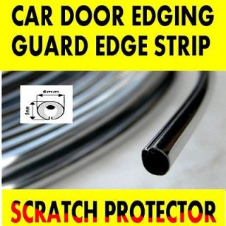 Chrome Car Door Edge Guard Protector Moulding Trim 6 Metre Molding 