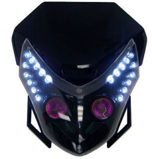 LED head light dual sport lamp dirt bike for suzuki drz sm supermoto 