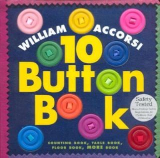 10 Button Book by William Accorsi 1999, Board Book