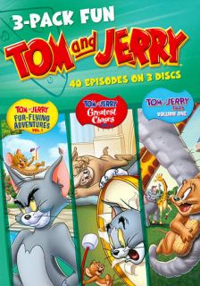 Tom and Jerry 3 Pack Fun DVD, 2011, 3 Disc Set