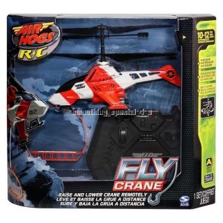 NEW Air Hogs Red Fly Crane RC Remote Control Helicopter