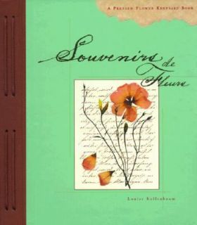 Souvenirs de Fleurs Journal A Pressed Flower Keepsake Book by Louise 