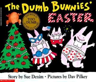 The Dumb Bunnies Easter by Sue Denim and Dav Pilkey 1998, Paperback 