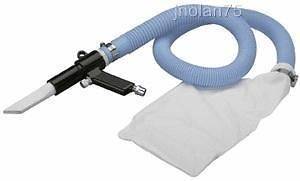 Air Vacuum Vac Gun + Flex Hose & Collection Bag Pneumatic Tool Dust 
