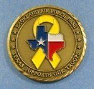 Lackland Air Force Base Texas Texas Supports our Troops Challenge Coin