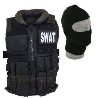 Halloween Costume Balaclava Airsoft Black SWAT Tactical Combat Assault 