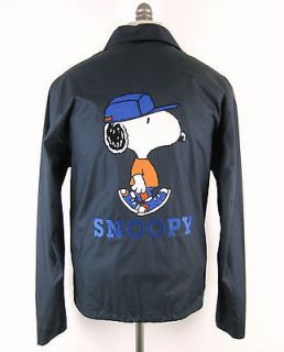 New JC de CASTELBAJAC Italy Navy Peanuts Snoopy Zip Coat Jacket 54 XL 