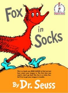 Fox in Socks by Dr. Seuss 1965, Reinforced, Prebound