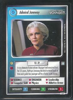 Star Trek CCG All Good Things Card Admiral Janeway 16P