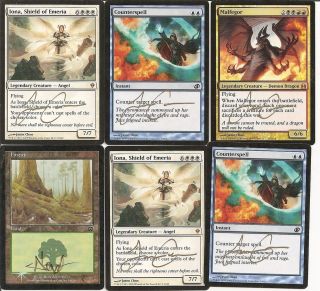 1x Signed Foil Forest Mercadi​an Masques Rob Alexander x1 Magic the 
