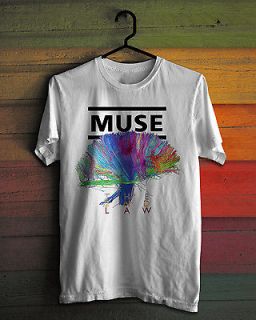 New Rare Muse The 2nd Law Rock Band CD Music All Size White T Shirt