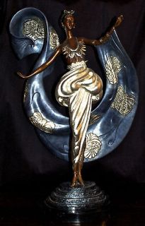Dream Girl by Romain de Tirtoff (Erte) EXTREMELY RARE Original Bronze 