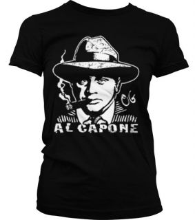 Al Capone Cigar Scarface American Gangster Girl T shirt