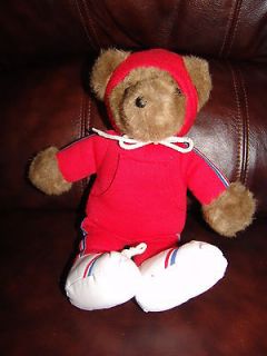   North American Bear Company Albert the Running Bear Plush Doll 12